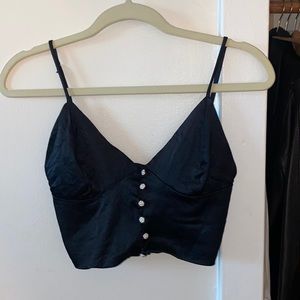 Silky Pearl Crop top